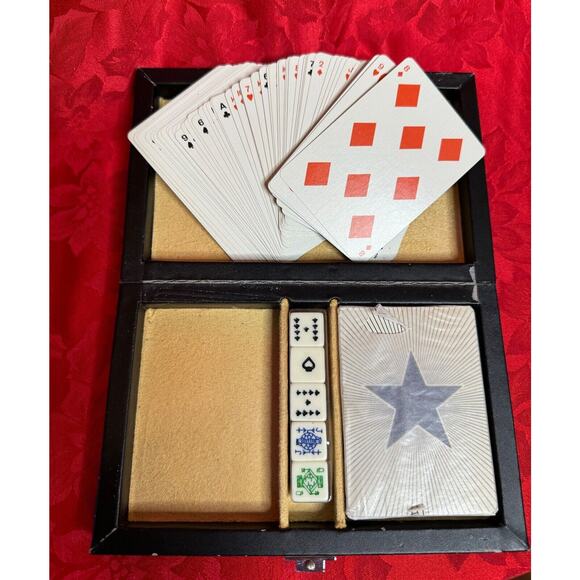 1984 "The Marlboro Texan" #45 Poker Playing Cards w/Poker Dice & Case BIKERCORE - Picture 7 of 7